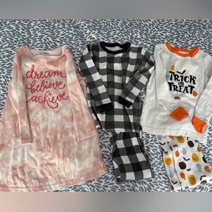 3 Pairs Pajamas 3T and 4T